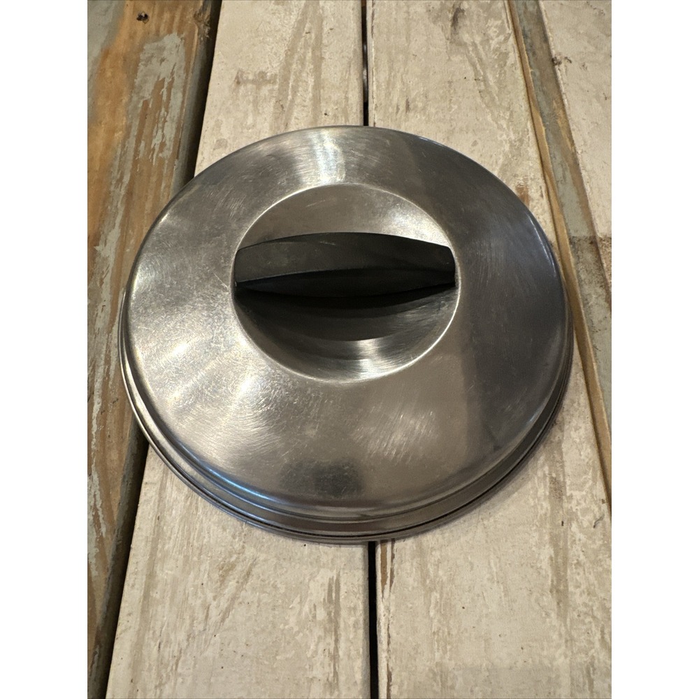 EKCO Vintage FLINT -7 1/2" Pan/Pot Lid Stainless Steel LID ONLY